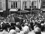 Publikum auf dem Römerberg